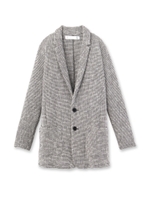 5 ロングツイードジャケット/アイボリー(004)