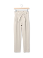 サッシュ付タックパンツ/オリーブグリーン(026)