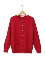 デザインボタンカーディガン/ネイビー(093)