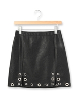 パンキッシュミニスカート/ブラック(019)