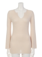 フレア袖プルオーバー/ベージュ