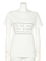 FEEL　ALOHA　Tee　Ladies/ホワイト