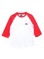 Kids Basic Logo 3/4 Raglan/White/Red