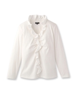 フリルプルオーバー/ホワイト(001)