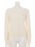 DreamingCastle刺繍カーディガン/パープル