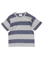 【Casual】ネップボーダーTee/オフホワイト