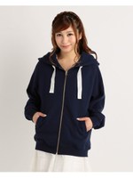 【LIZ LISA】ロングパーカー/ネイビー