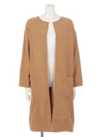 【mystic】スエードライクガウン/ライトグレー