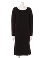 サイドスリットロングKnit OP/BLK