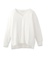 スプリングスリットニット/オフホワイト(003)