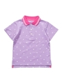 STRETCH PIQUE S/S POLO TOP(4T〜7T)/ライトパープル