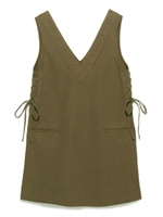 スリットデニムトップス/NVY