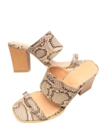 ワイドストラップサンダル/ブラック