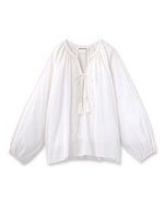 MARILYN MOON しわコットンプルオーバー/ダークグリーン(023)