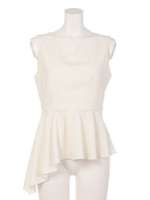 タックペプラムアシメTOP/BEG