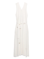 ノースリニットロングベスト/WHT