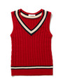 【NUMBER STANDARD】チルデンニットベスト/レッド