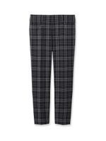 チェックテーパードパンツ/ホワイト(101)