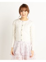 【LIZ LISA】ビジュー付カーディガン/イエロー