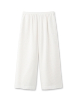 チェック柄ジャカードワイドパンツ/ホワイト(001)