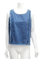 デニムフリンジ   プルオーバー/ID