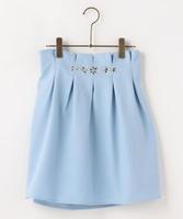 ビジュー付きタイトスカート