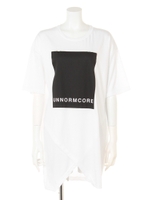 【ANAP】プリントTシャツチュニック/WH