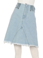 【MADE IN HEAVEN】ali denim skirt/SAX