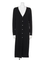 カットソーロングカーデ/Black