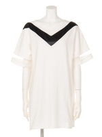 シースルーラインT-OP/ホワイト