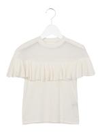 シアショルダーTOPS/グレー