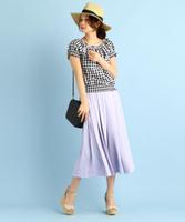 プリーツガウチョパンツ