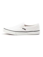 Vulcanized canvas　Slip-on/WHT