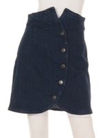 【COURTSHOP】IK404MSN/TONYA SKIRT/BLUE DK
