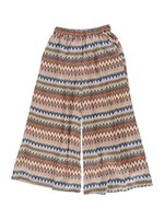 【Casual】総柄フレアPT/ベージュ