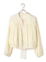 【LIZ LISA】サテンブルゾン/イエロー