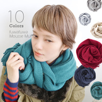 ふわふわムースマフラー