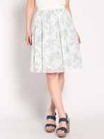 オリジナル花柄チュールSK　3/ピンク