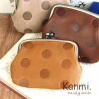 キャンディみずたまレザー親子がま口ウォレット