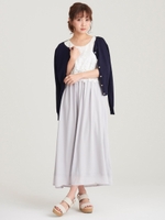 レースノースリマキシワンピ/オフ