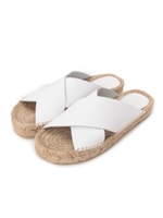 LE CRABE ROUGE クロスサンダル/オフホワイト(003)