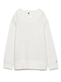 【W&E】ボンディングプルオーバー/WHT