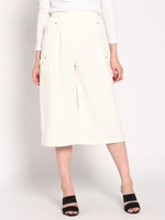 カーゴガウチョパンツ/ホワイト