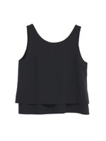 ジョーゼットレイヤードトップス/テラコッタ