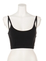 W STRAP Bra TOP/ブラック