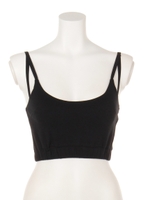 W STRAP Bra TOP/ブラック