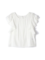 RUFFLE BLOUSE/ホワイト(030)