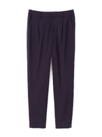 バックサテンファイユテーパードパンツ/カーキ(180)