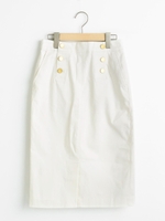 フロントスリットマリンタイトスカート/オフ