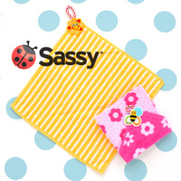 Sassy（サッシー）ウォッシュタオル/袋入
